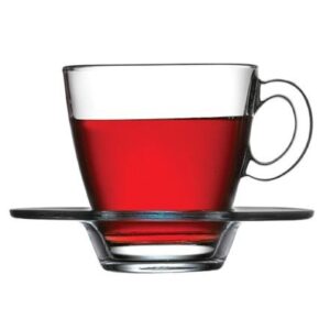 فنجان و نعلبکی آکوا 12 پارچه پاشاباغچه کد 95040 pasabahce