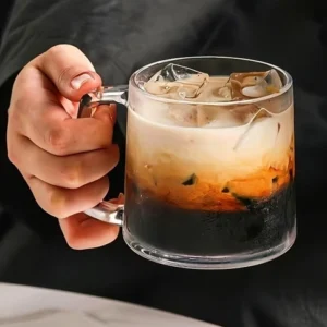 لیوان دسته دار دلی گلس مدل TZ401 بسته ۶ عددی